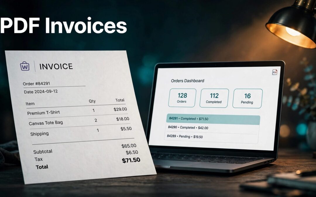WooCommerce PDF invoices
